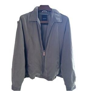 London‎ Fog  XXLL Men's Lightweight Microfiber Golf Jacket Full Zip Olive Beige